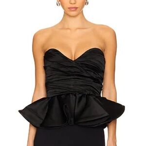 NWT Ronny Kobo Tara Top in Jet Black